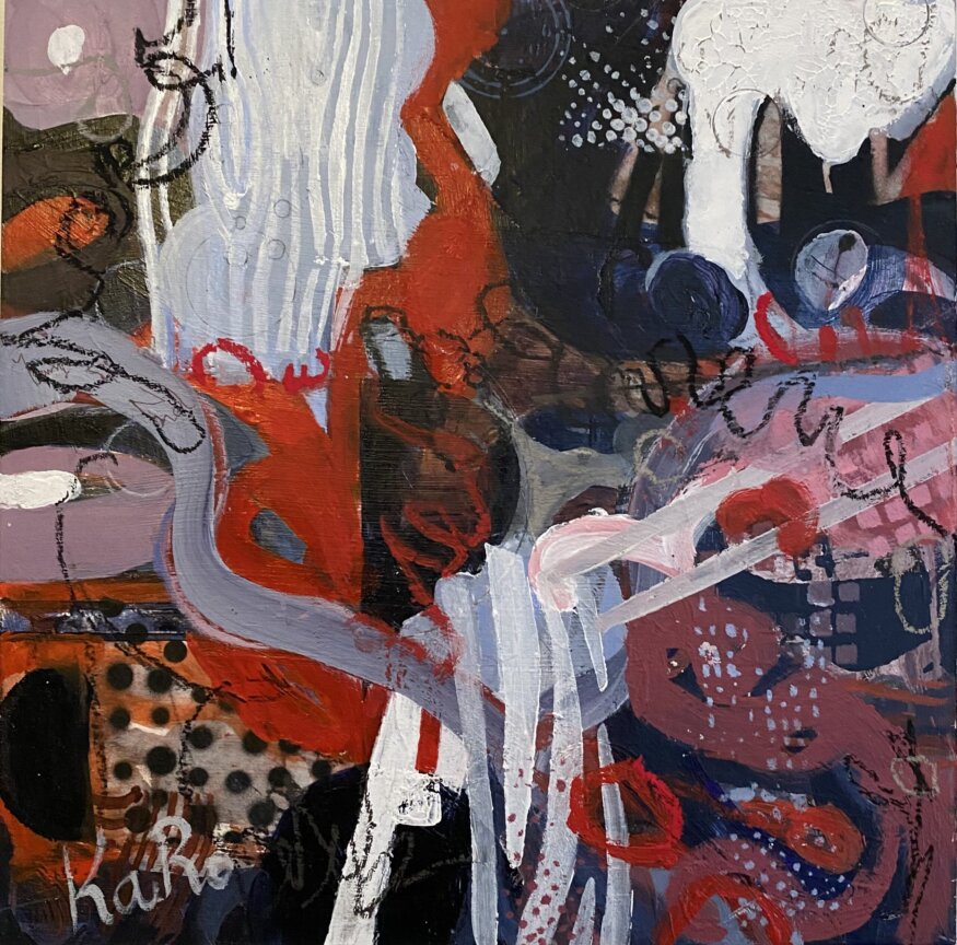 Yin energy, red black energetic