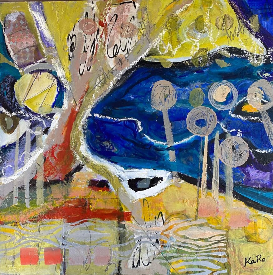 coast swimming pandanus coconut palms