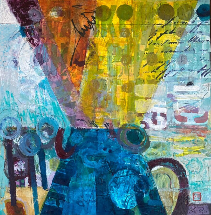 afternoon tea fantasy space blue planet