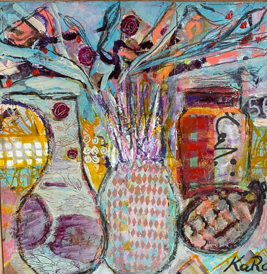 Still life with Pineapple