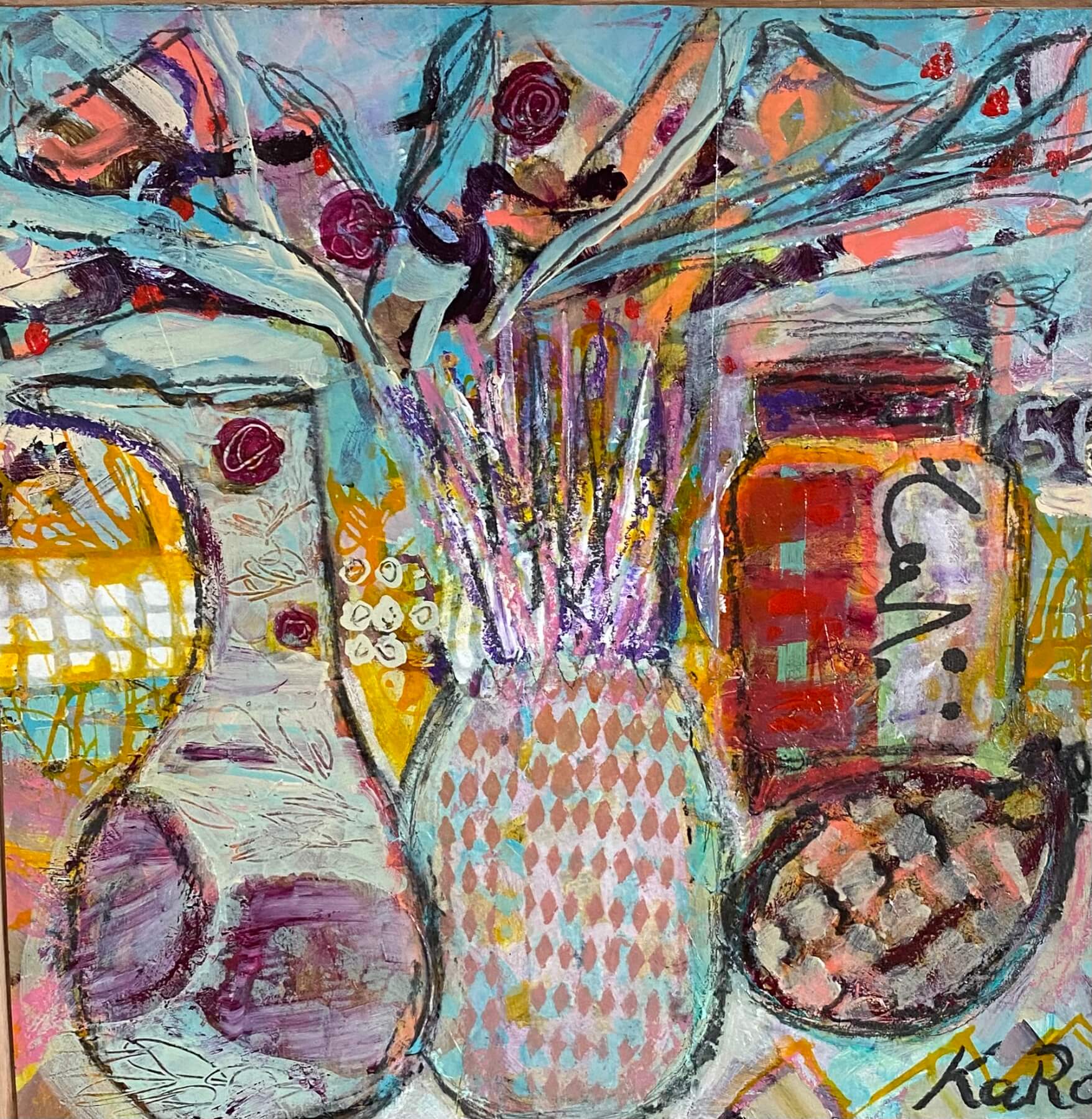 Still life with Pineapple