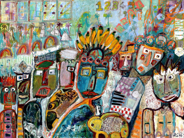 carribbean characters family colour tropics identity